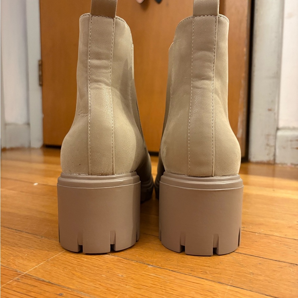 *NEW* MIA Women's Heeled Boots - Beige